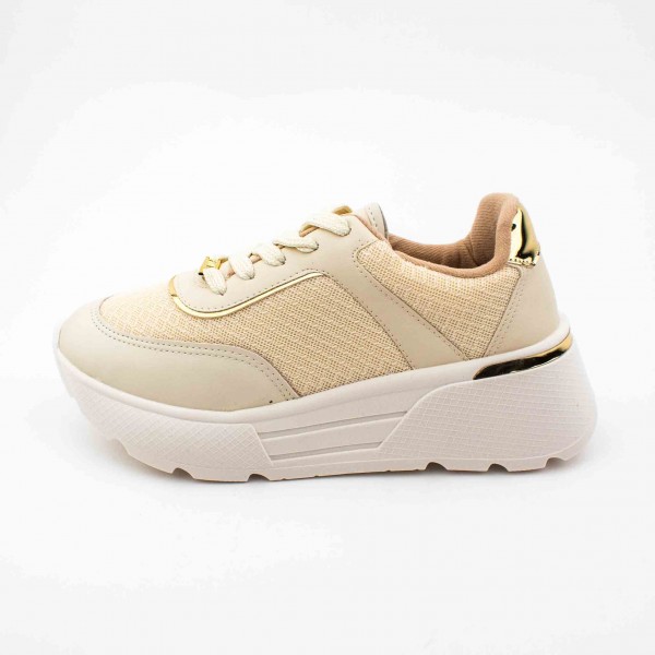 Sneaker Casual Vizzano Para Mujer - 1408202 Blanco Off