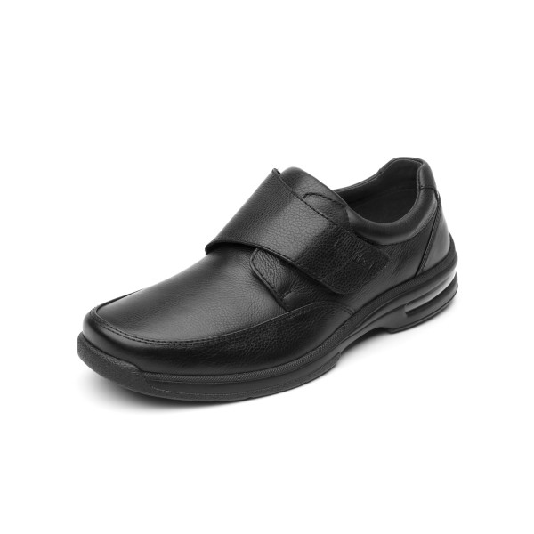 Zapato Casual con Velcro Para Hombre Estilo 402804 Negro