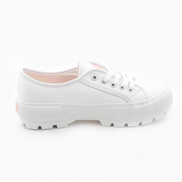 Sneaker Casual Para Dama Coral - Destiny All White