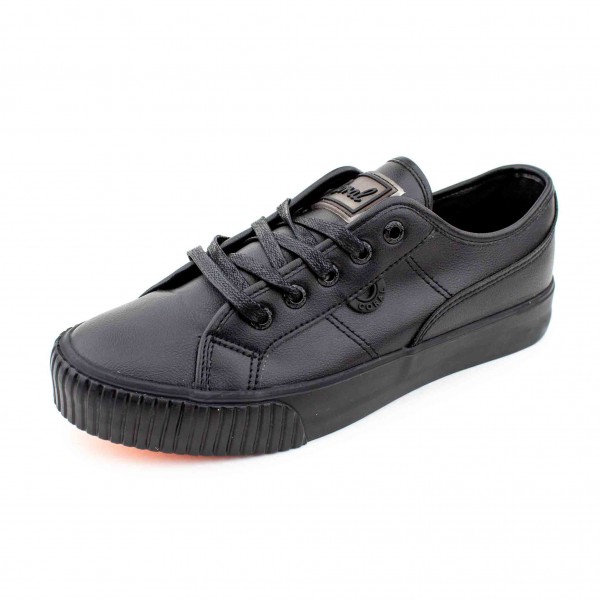 Sneaker Escolar Coral Para Mujer - Haru All Black