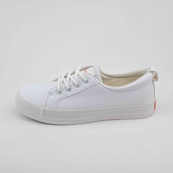 Sneaker Casual Para Dama Coral - Jules2 All White