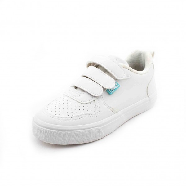 Sneaker Coral Para Niña - Juno All White