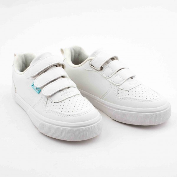 Sneaker Coral Para Niña - Juno All White
