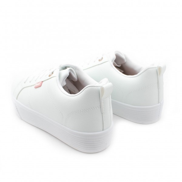 Sneaker Coral Casual Dama - Remi White